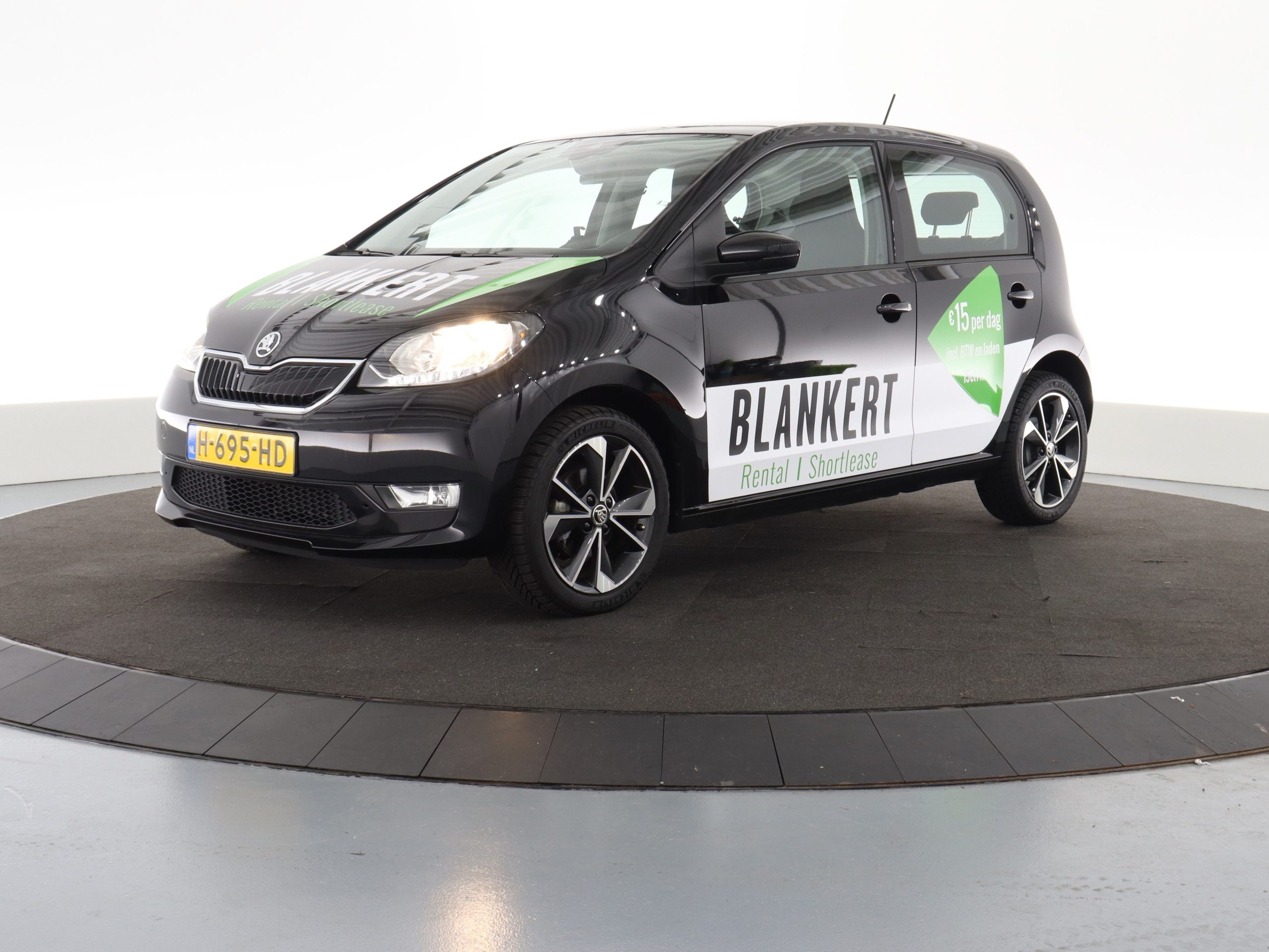 Huurtarieven Blankert Autoverhuur Apeldoorn: ACTIE-AUTO 100% ELEKTRISCH: Slechts € 15,- incl. BTW